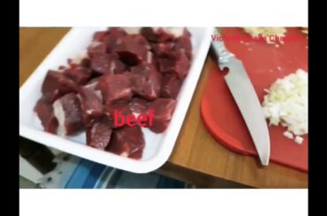 Cooking Beef Pares with matching fried rice.. my version