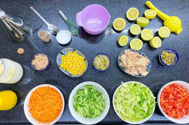 “PASTA Salad” & “Basil Tomato Spaghetti”; The Best Way for Kids to Eat Vegetables! Healthy & Tasty