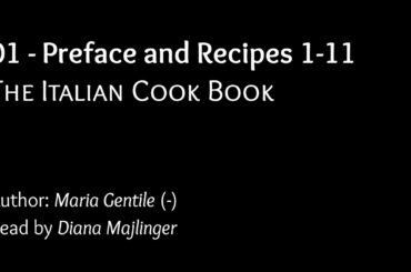 The Italian Cook Book (Maria Gentile) [Full AudioBook]