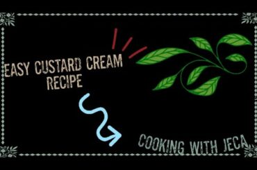 Easy Custard Cream - Italian Pastry Cream