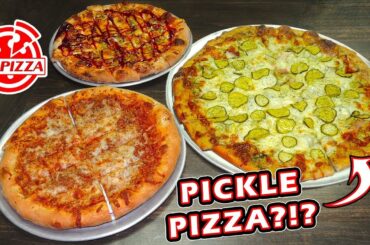 Big Dill Pickle Pizza Challenge Quad City Style in Minnesota!!