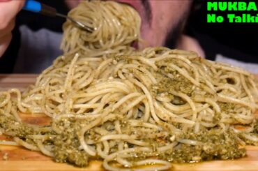 MUKBANG ITA | PASTA SPAGHETTI AL PESTO GENOVESE EATING SHOW ITALY NO TALKING *CIBO ITALIANO 먹는