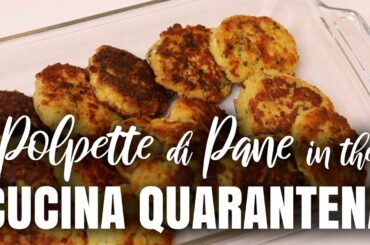 Making Polpette di Pane - Traditional Italian Bread "Meatballs"