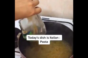 Cooking daily #Italian pasta😋😋