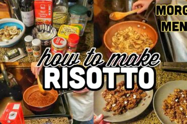 HOW TO MAKE RISOTTO! | Recipe for Red Wine & Goat Cheese Risotto