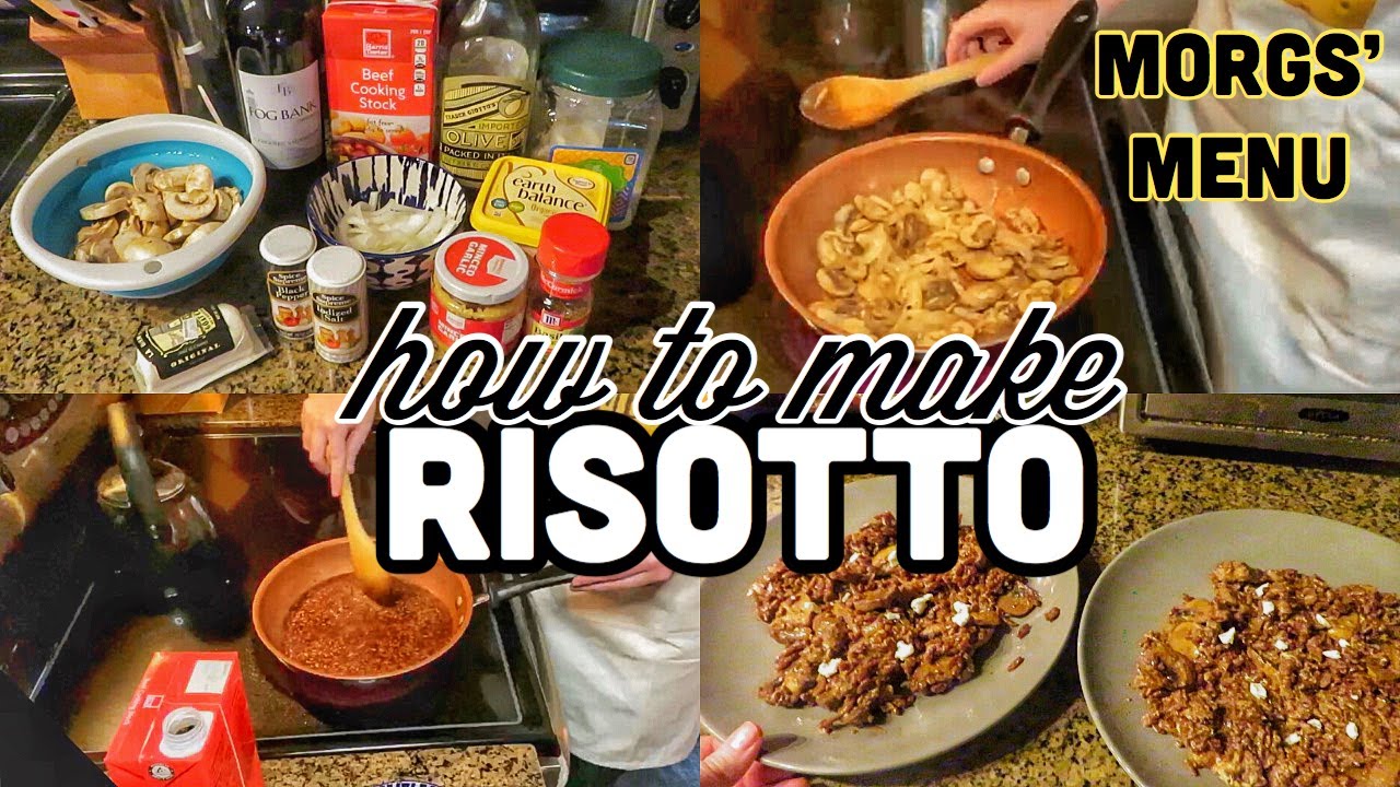 HOW TO MAKE RISOTTO! | Recipe for Red Wine & Goat Cheese Risotto HOW TO MAKE RISOTTO! | Recipe for Red Wine & Goat Cheese Risotto