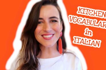 KITCHEN VOCABULARY in Italian | Describe some pictures with me!
