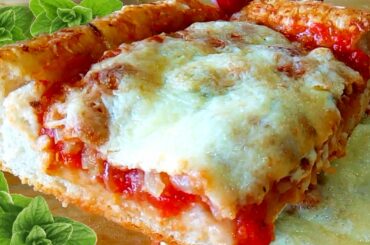 👌 RECIPE #1! The SICILIAN pizza - EASY homemade PIZZA recipe to make Sicilian pizza from SCRATCH!💗😋😍