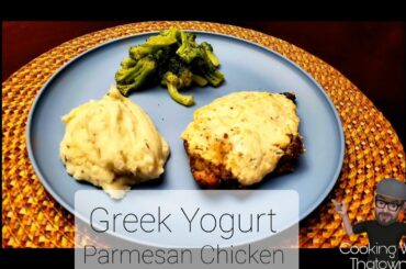 Greek Yogurt Parmesan Chicken | Keto | Low Carb | How To | Cooking With Thatown2