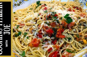Spaghetti Positano Cooking Italian with Joe