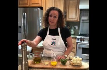 Tuscan Women Cook Prepares Salsa di Formaggio