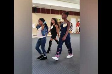 Dining in Denim practice & fashion show!