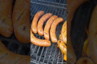 Rob's Comfort Food Adventure. BBQ Hotdogs and Italian sausage