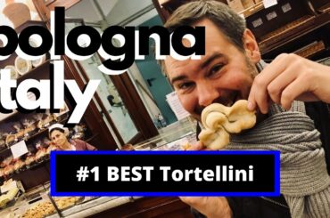 #1 BEST Tortellini Pasta In Bologna Italy!! (Bologna Italy Food Tour - Part 1)