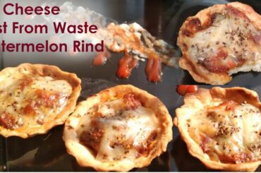 Watermelon Rind Italian Tart तरबूच के छिलकेसे जबरजस्त नास्ता |Pure Jain|