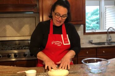 Focaccia- is a flat oven-baked Italian bread product similar in style and texture to pizza dough.