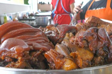 Thailand Street Food in Bangkok. Best Stalls in Petchaburi Area