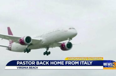 AM coverage: Pastor back home from Italy