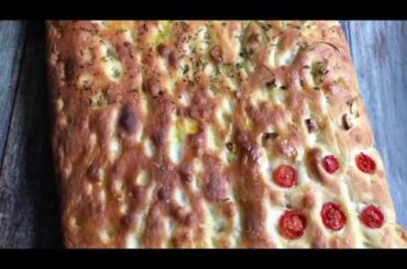 Incredible, easy to make authentic Italian focaccia. No Knead, No egg recipe, great for sandwiches
