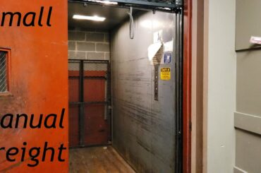 Bizarre Manual Freight Elevator @ Compari's on the Park, Plymouth, MI