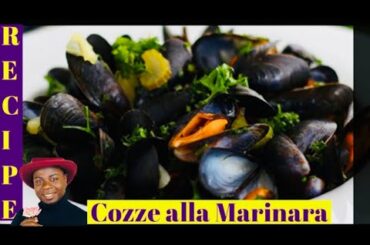 BLACK MUSSELS |Cozze alla Marinara| CARRABBAS ITALIAN RECIPE
