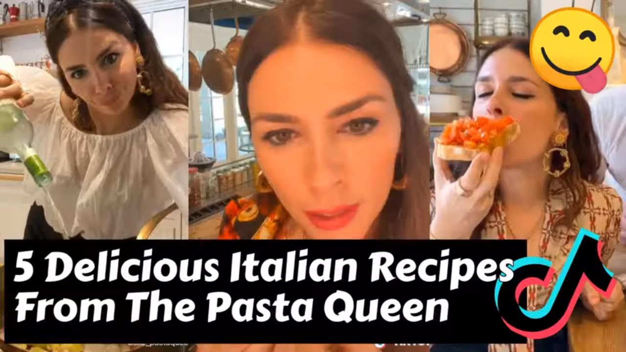Cooking TikTok – 5 Delicious Italian Recipes From The Pasta Queen Cooking TikTok - 5 Delicious Italian Recipes From The Pasta Queen