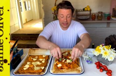 Homemade Ratatouille Pizza | Keep Cooking & Carry On | Jamie Oliver