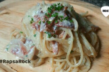 PASTA CARBONARA (Home Cooking Edition) | RapsaRock S1 E1