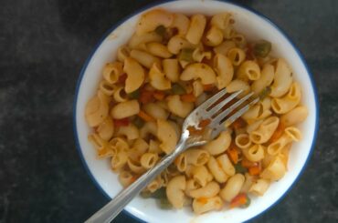vegetable macaroni recipe in telugu/Indian style macaroni/pasta/veggie pasta/lunch box