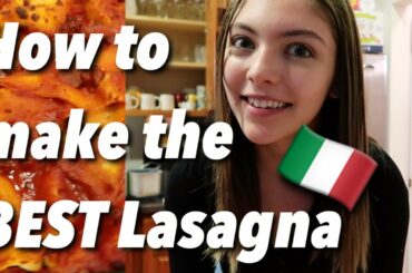 HEALTHY ITALIAN COOKING | episode 2 | Lasagna from scratch!