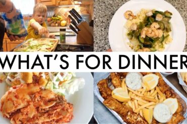 VERY REALISTIC WHAT’S FOR DINNER // EASY AND AFFORDABLE DINNER IDEAS // FAMILY OF 4