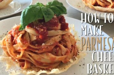 How to Make Parmesan Cheese Baskets - Mamma Giuliana