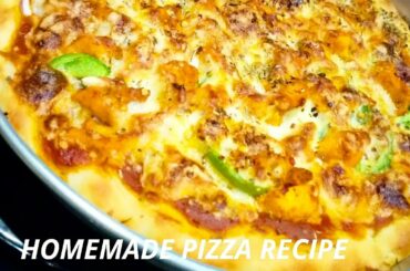 Homemade Pizza Video Recipe | Pizza For Beginners | Foodiewoodie Cooking Vlogs