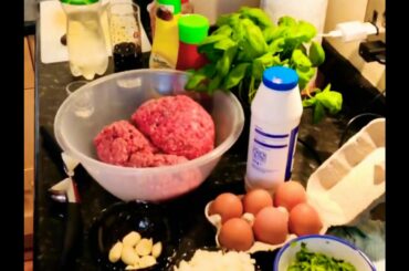 Italian style meat balls high