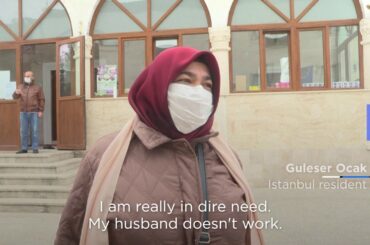 Turkish mosque converted into food bank during COVID-19 outbreak