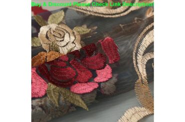 Deal Italian Velvet European-style Luxury Water-soluble Embroidery Curtains for Living Dining Room