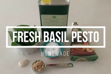 🍃Homemade Italian Basil Pesto In Minutes ✅FAST ✅EASY