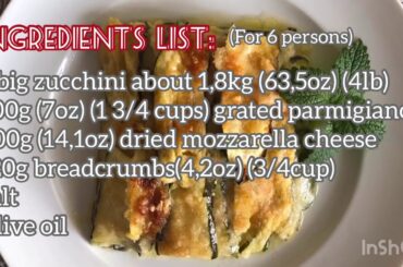 Zucchini parmigiana, Parmigiana di zucchine | Italian cooking mama