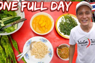 A Day In The Life of a Food Vlogger 🌶️ EVERYTHING I Eat in One Day at Home 🇹🇭 Bangkok, Thailand!!