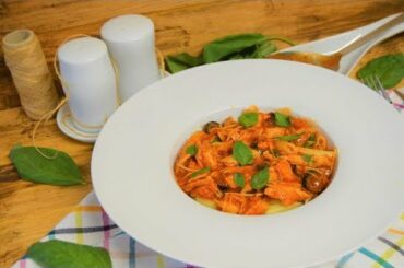 PASTA CON POLLO EN SALSA ITALIANA / PASTA WITH CHICKEN IN ITALIAN SAUCE / CROCKPOT