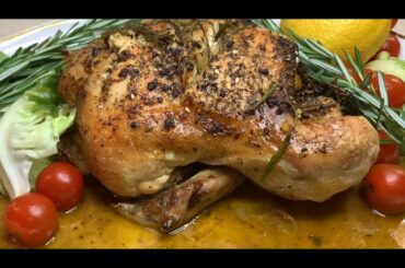 Italian oven roasted garlic chicken [learn recipe in under  5 mins]
