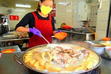 Taiwan Street Food - MOUNTAIN FEAST in Maokong! Eating TAIWANESE FOOD in Taipei's Mountain Village!!