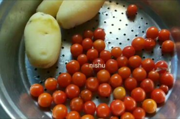 Italian gnochi cum cherry tomatoes Pasta Indian style homemade