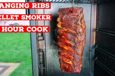How to Hang Ribs | Hanging Ribs on a Vertical Pellet Smoker