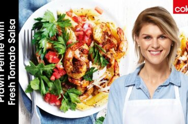 Courtney Roulston's Prawn Penne with Tomato Salsa