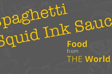 Pasta with Squid Ink recipe - How to make deep black pasta | Food From the World