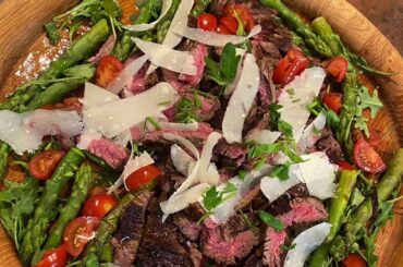 Tagliata - steak dinner