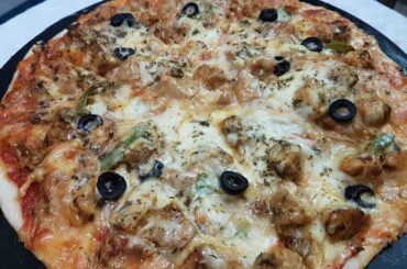 Chicken Bbq Pizza Recipe - Nida's Cuisine - Pizza Recipe - Ramadan Special Recipes