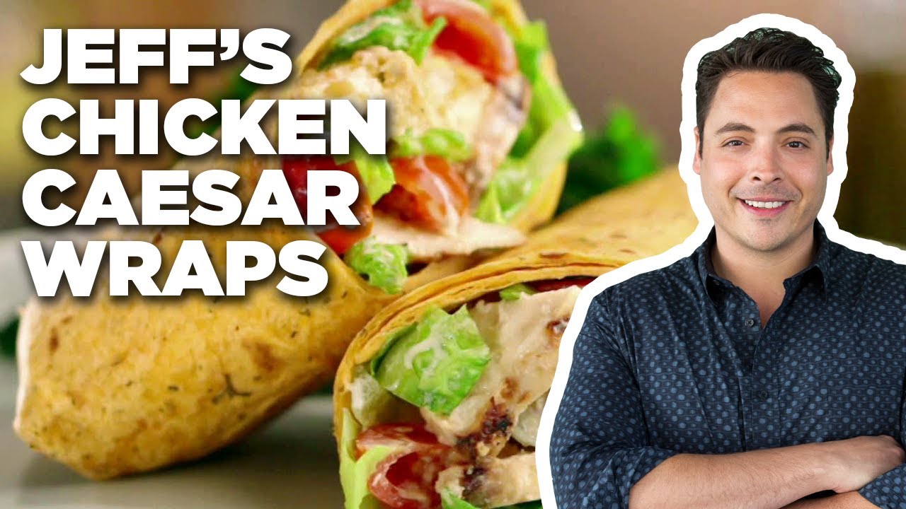 Grilled Chicken Caesar Wraps with Jeff Mauro | Food Network Grilled Chicken Caesar Wraps with Jeff Mauro | Food Network