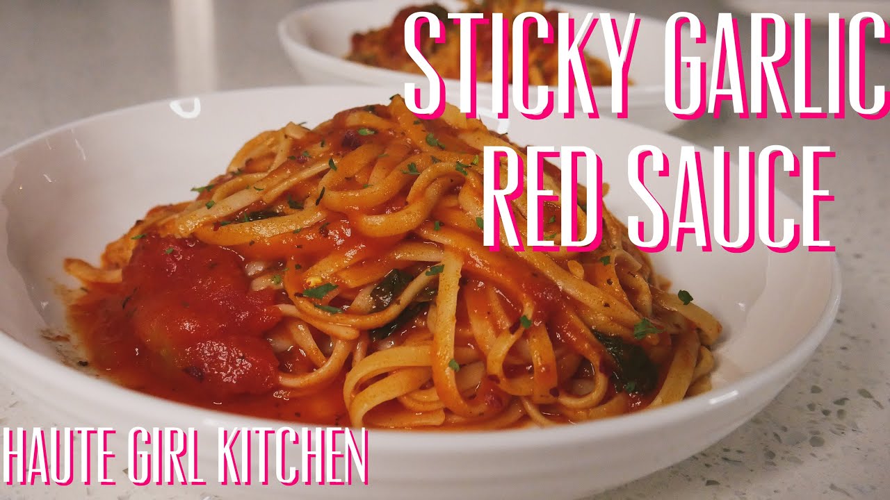 ITALIAN RED SAUCE: HAUTE GIRL KITCHEN REMIXES FRANK PRISINZANO'S STICKY GARLIC RED SAUCE METHOD ITALIAN RED SAUCE: HAUTE GIRL KITCHEN REMIXES FRANK PRISINZANO'S STICKY GARLIC RED SAUCE METHOD
